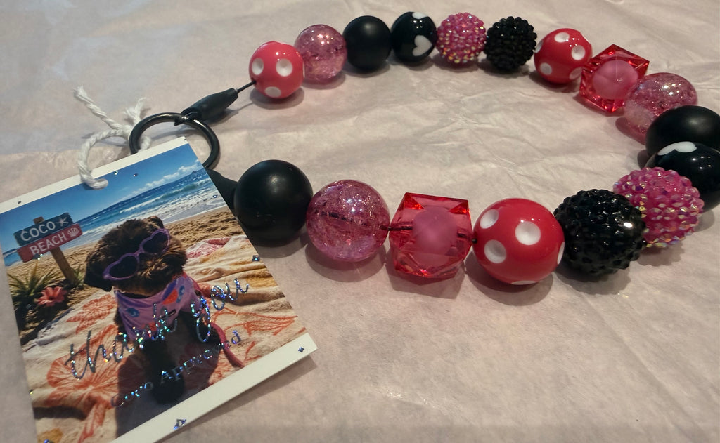 COCO APPROVED™ Pink Rock Candy Luxury Beaded Collar