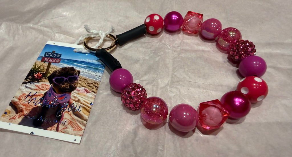 COCO APPROVED™ Pink Barbie Luxury Beaded Collar