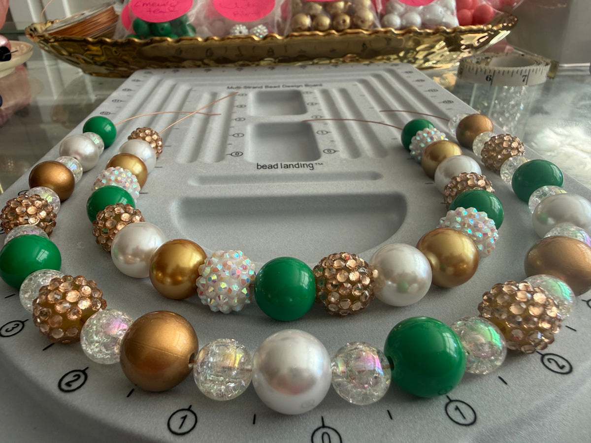 COCO APPROVED™ Emerald Royale Luxury Beaded Collar
