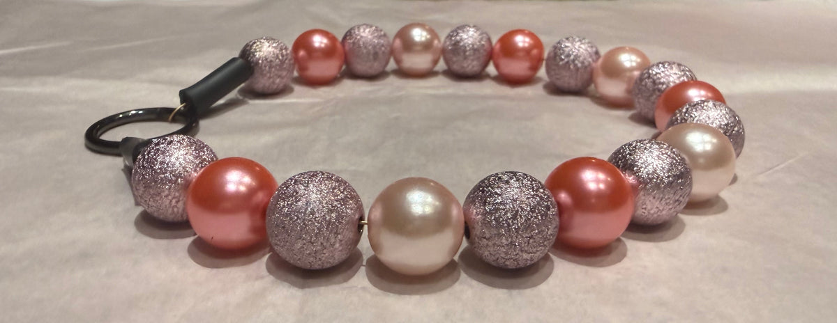 COCO APPROVED™ Pink Champagne Royale Luxury Beaded Collar