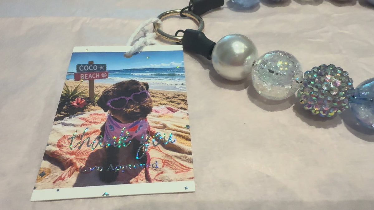COCO APPROVED™ Coastal Crystal Luxury Beaded Collar