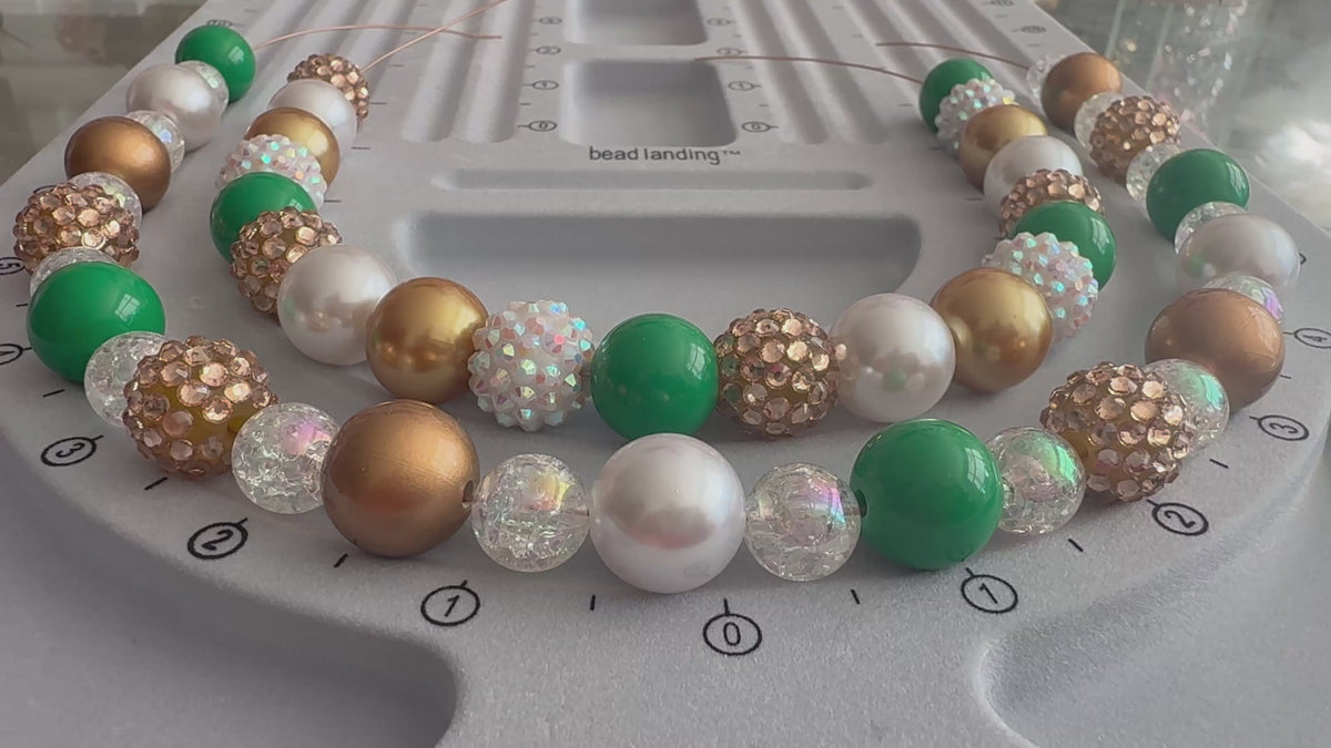 COCO APPROVED™ Emerald Royale Luxury Beaded Collar